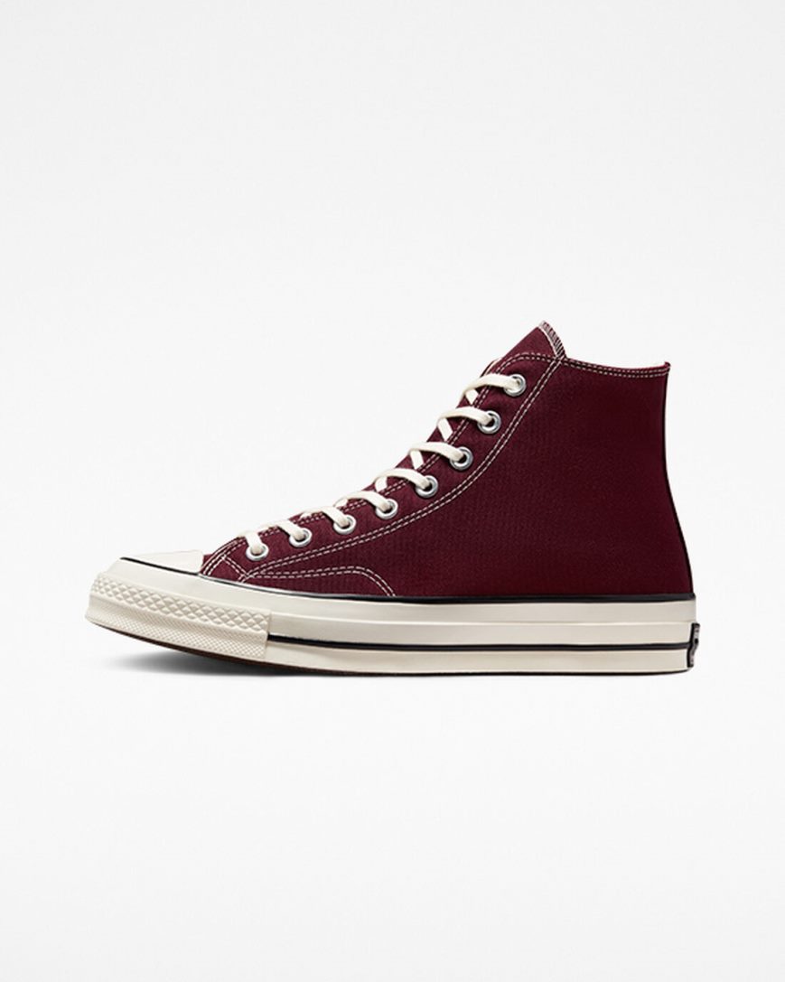 Tenisky Vysoke Converse Chuck 70 Platene Damske Tmavo Červené Čierne | SK HPQIR4